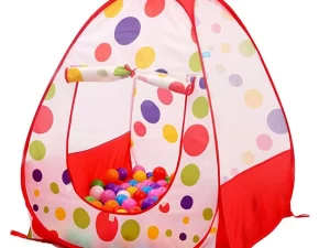 Tent Play House Toy with 50 Ball Set for Kids | Multicolor Indoor/Outdoor Fun Play Tent