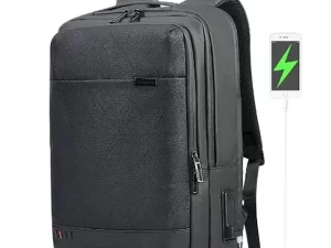 Waterproof 15.6-Inch Laptop Bag with USB Charging – Travel Backpack