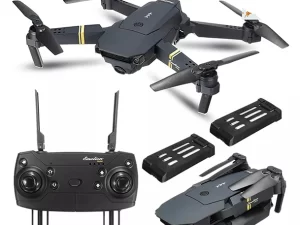 DJ1 Folding Camera Drone | Dual Battery | Portable Foldable Design | Easy Flying Fun | Perfect for Amusement Purpose