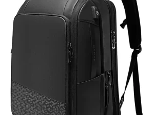 BANGE BG-22005 Expandable Weekender Carry-On Backpack – Waterproof Men’s Business Laptop Bag (15.6")