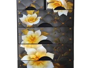 RFL Wardrobe Double 5D KD Elegant – Black Diamond