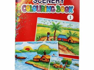 Scenery Colour Drawing Book – Creative Coloring Book for Kids