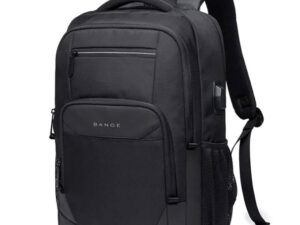 Bange BG-1922 16-Inch Men’s Oxford Fabric Waterproof Backpack with USB Port – Black