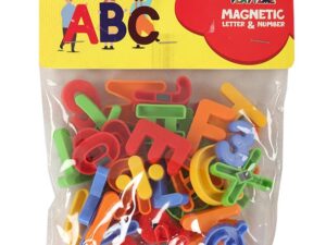 Magnetic Capital Letters and Numbers | Colorful Educational Magnets for Kids’ Early Learning