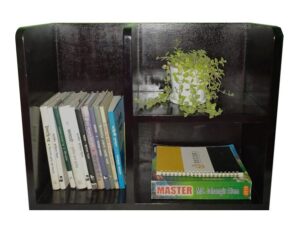 Wooden Office Desk Bookshelf