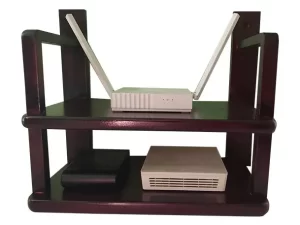 Wall Mounted Router Stand – 2 Shelf
