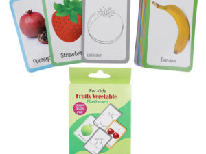 Fruits & Vegetables Flash Cards – Early Learning Educational Set