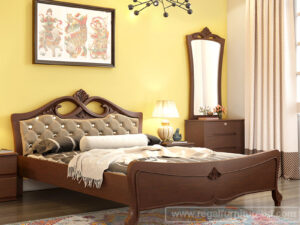 Regal Juliana Wooden Double Bed Antique JULIANA-BDH-343-3-1-20 (DOUBLE)