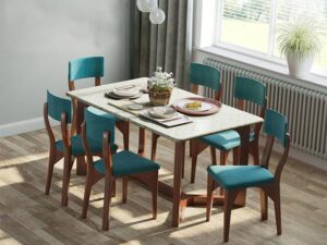 Regal Venice Wooden Dining Table – TDH‑343‑3‑1‑20