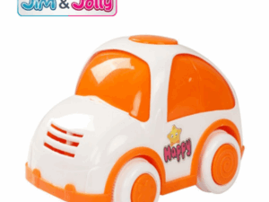 Happy Car – White & Orange