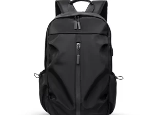 Laptop and Travelling Black Backpack by Fashion
