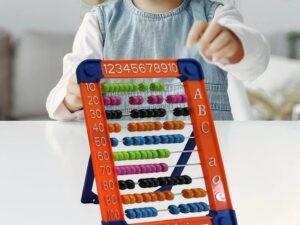 Plastic Abacus Math Toy – Classic Educational Counting Toy with 100 Beads