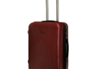 Travello 500mm (20-Inch) Trolley Luggage | Lightweight Hardtop Suitcase | Durable & Water-Resistant Travel Bag (Dark Red)