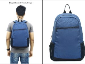 Bili Online 16-Liter Cozy Backpack (Royal Blue) | Waterproof | Laptop, School, College & Office Bag for Men & Women
