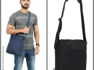 Bili Online Swift Men Side Shoulder Bag | Waterproof | Biker, Office & Crossbody Bag for Men
