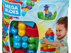 Mega Blocks 60 Pcs Bag Set | Creative Building & Learning Toy for Kids