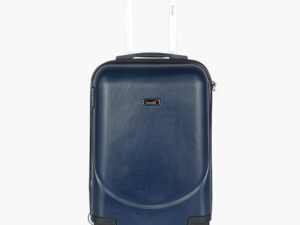 Travello 24 Inch Aluminum Plain Luggage – Dark Blue