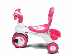 Rock Rider with Backrest – 3Y+ KD (Pink) | Safe, Cute & Fun Rocking Toy for Toddlers