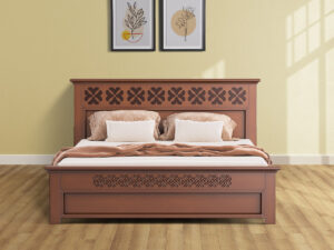Regal Florida Wooden Bed – Queen Size – BDH-371-3-1-20