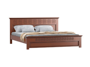 Regal Florida Classic Wooden Bed – Double Size – BDH-371-3-1-20 (Without Through)