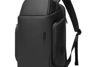 BANGE BG-7277 Business Large Capacity Backpack Men Waterproof Travel Computer Backpack (Black)