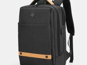 Golden Wolf GW00378 Korean Shoulder Laptop Backpack – Nylon Travel & School Bag