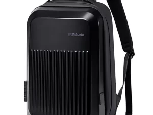 Arctic Hunter I-Case Expandable Laptop Backpack | Hard Shell Business Travel Bag with TSA Lock & USB Charging Port