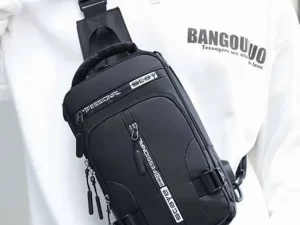 Bag For Men & Women Waterproof Backpack Purse Cross Body Bag With USB Charging Port | Stylish, Durable & Functional