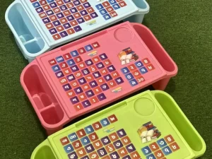 22" Children’s Study Table – Baby Snack & Writing Table | Plastic Baby Table | Arabic with Alphabet