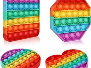 Push Poppet Bubble Fidget Sensory Toy – Silicone Puzzle Game for Kids