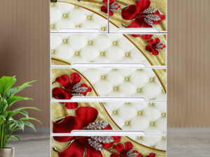 Wardrobe HD Print Double 5D Golden Rose-TEL