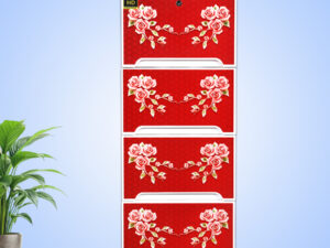 Wardrobe HD Print Single 4D - Red Rose-TEL