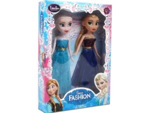 2 Pieces – Sweet Fashion Frozen Princess Doll Toys Set (6.0 Inch) for Kids & Girls