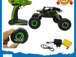 Kids RC Rock Crawler Car | 2.4GHz Remote | 4WD Bigfoot Truck | Double Motor Power | Off-Road Rally Car