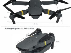 DJ1 Camera Drone | HD Wide-Angle Camera | Stable Flight | Foldable RC Quadcopter | Easy Control for All Ages