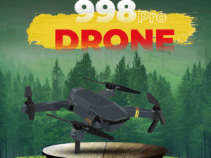 998 Pro Drone | 4K Wide-Angle Camera | Foldable Mini Quadcopter | WiFi FPV | Altitude Hold | Easy-Control RC Drone