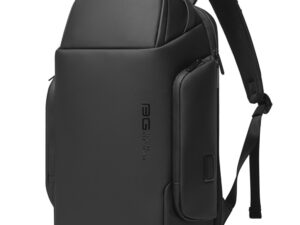 BANGE BG-7277 Business Large Capacity Backpack Men Waterproof Travel Computer Backpack (Black)