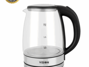 Vision E.Kettle 1.8L VIS-EK-016 Glass | Fast Boiling | Stylish Glass Body | Safe & Convenient | Perfect for Home & Office