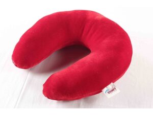 Comfy Neck Pillow – Maroon | Soft Travel & Home Neck Support Cushion