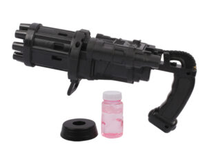 Bubble Gun Gatling Bubble Machine – Automatic Bubble Blaster | Cool Outdoor Party Toy for Kids