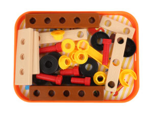 Educational Toys Multifunction Nut Toolbox | Simulation Toolbox Kit for Kids’ Creative Learning & Play