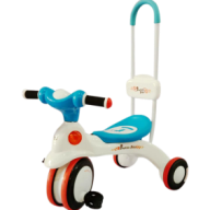 Tricycle / A.C.I Captain Bike Trolley with Music – Pink & White | Fun, Musical & Safe Ride-On for Kids