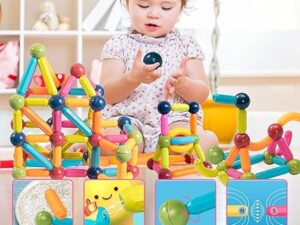 Learning Magnetic Sticks & Balls Building Blocks – 36 Piece Set | Educational STEM Toys for Kids (3+ Years)