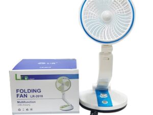 Folding Multi-Function USB Charging Fan with Built-in LED Light