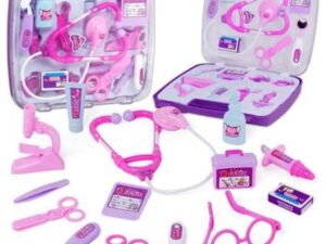 Children's Doctor Play Toy 15PC Kit (Blue & Red Set)