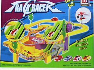 Shopaholic Track Racer Racing Car Set (Multi Color) | High-Speed Track Fun | Colorful Cars | Exciting Racing Action | Perfect for Kids
