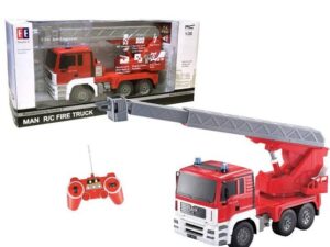 RC Fire Truck MAN | Remote Control Rescue Vehicle | Realistic Design | Lights & Action | Perfect for Kids & Firefighter Fun