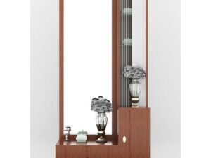 Stylish Dressing Table With Mirror and Push Drawers