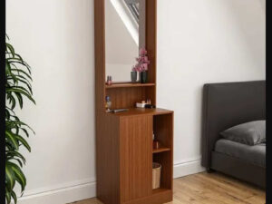 Dressing Table With Mirror Made of Laminated Board