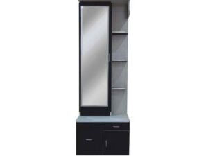 Melamine Laminated Board Black Dressing Table